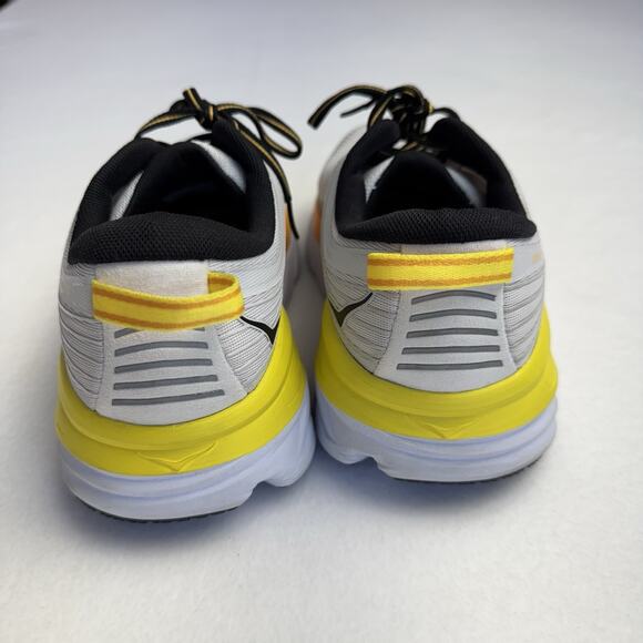 Hoka One One Bondi 7 Nimbus Cloud Radiant Yellow Running Sneakers Size 10 - Picture 6 of 10